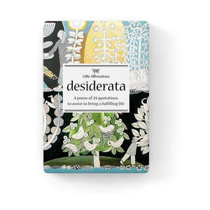 Affirmation Books: Affirmation Boxed Cards - Desiderata