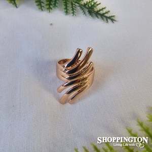 Sale: Rings - Rose Gold Waves