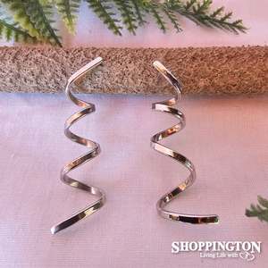 Sale: Earrings - Spiral Stainless Steel