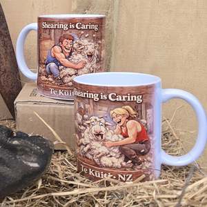 All Gift Collections: NZ Made - Shearing is Caring Te Kuiti Mug