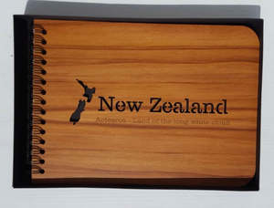 NZ Made Wooden Photo Album / New Zealand Aotearoa