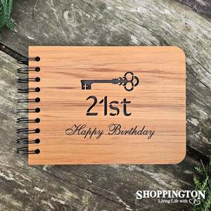 NZ Made Wooden Photo Album A5 / 21st Album