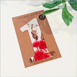 All Gift Collections: House Numbers - Pohutukawa Themed