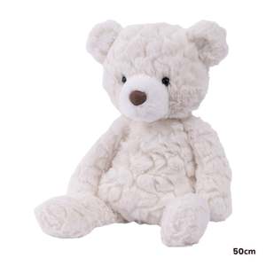 Soft Toys: Mary Meyer Cream Plush Teddy 50cm