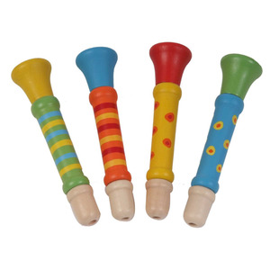 Childrens Music: Wooden Mini Trumpet