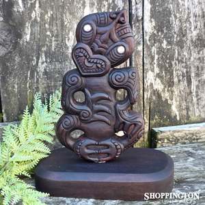 Carved Wooden Tiki 180mm