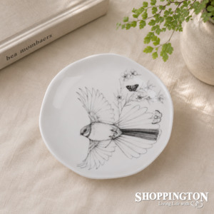 Home Living: Trinket Dish - Piwakawaka Come Fly With Me