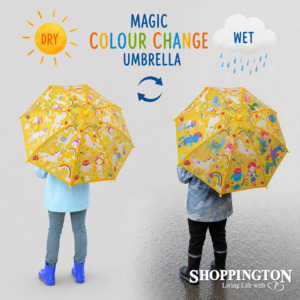 Gifts For Girls: Kids Colour Changing Umbrella - Fairies