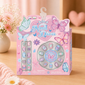 Gifts For Girls: Nail Diva 2-in-1 Press-on Butterfly
