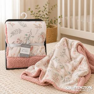 Kids Baby: Little Linen Baby Snuggle Blanket - Harvest Bunny