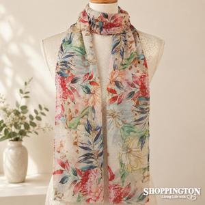 Scarf - Botannical Flowers