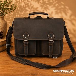 Fashion Accessories: 100% Leather Backpack And Laptop Bag