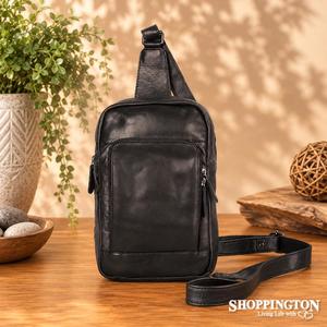 Fashion Accessories: 100% Leather Hamilton Crossbody Bag