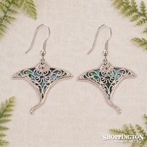 Paua Stingray Earrings