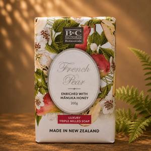 Health Wellbeing: Banks & Co / French Pear Soap 200gm