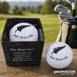Gifts For Him: NZ Silver Fern Golf Ball