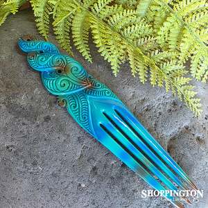 Gifts For Him: Bone Pikorua Heru - Painted
