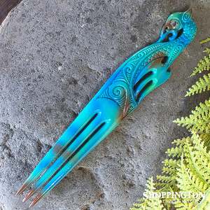 Gifts For Him: Bone Manaia Heru - Painted