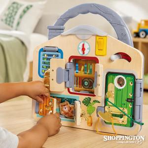 Games Puzzles: Hape - Lock & Learn Playboard