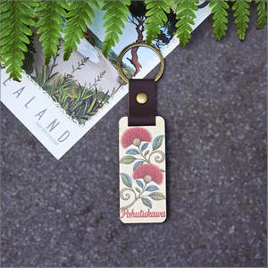 Gifts For Him: Pohutukawa Keyring