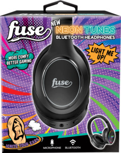 Fuse Audio: Neon Tunes Bluetooth Headphones