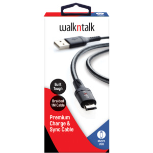 Walkntalk Mobile Phone Accessories: Micro USB Cable - 1 metre
