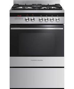 Products: Fisher & Paykel 60cm Freestanding Dual Fuel Cooker OR60SDBGX1 - Zone