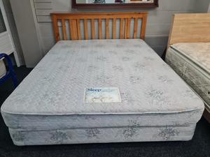 Sleepmaker Magicoil Queen Bed Base & Mattress - Zone