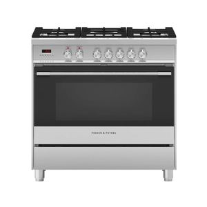 Fisher & Paykel 90cm Freestanding Dual Fuel Cooker OR90SCG1X1 - Zone