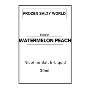 Watermelon Peach - Nicotine Salt E-liquid