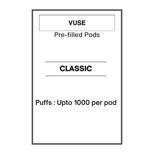VUSE Classic Pre-filled Pods