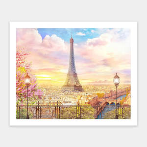 Romantic Paris - 500 Piece Jigsaw Puzzle