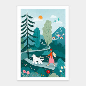 Showpiece 600 Piece Puzzle: Wander in the Woods - 600 Piece Jigsaw Puzzle