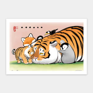Showpiece 600 Piece Puzzle: I am Alexander (not a chubby tiger) - Give me a hug...