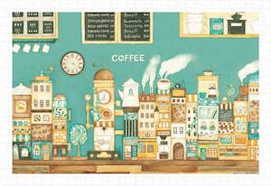 Showpiece 600 Piece Puzzle: The Nook of Cafe Shop - 600 Piece Jigsaw Puzzle