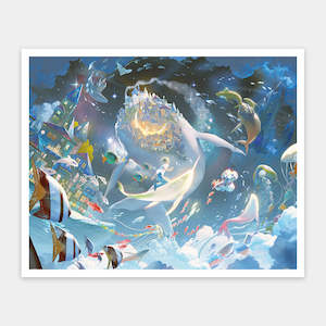 Showpiece 2000 Piece Puzzle: The Whale Fall to Galaxy - 2000 Piece Jigsaw Puzzle