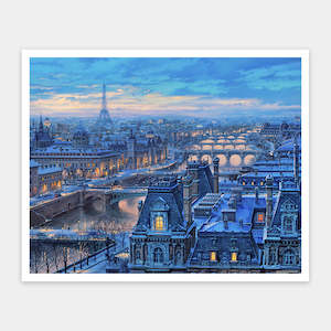 Showpiece 2000 Piece Puzzle: Spanning the Seine - 2000 Piece Jigsaw Puzzle