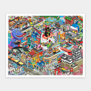 The Sushi City - 2000 Piece Jigsaw Puzzle