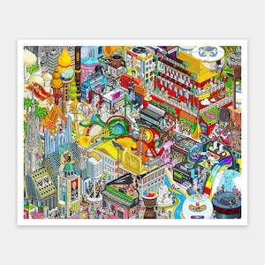Showpiece 2000 Piece Puzzle: The Music City - 2000 Piece Jigsaw Puzzle