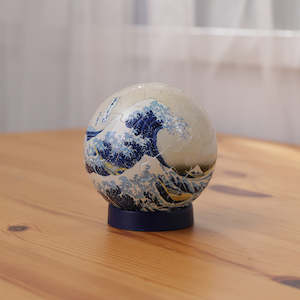The Great Wave of Kanagawa - Puzzle Sphere Light Jigsaw Puzzle