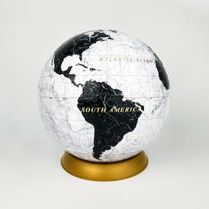 Showpiece 3000 Piece Panorama Puzzle: Marble Earth - 3D Puzzle Globe Jigsaw Puzzle