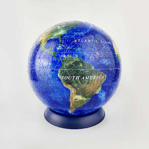 Showpiece 3000 Piece Panorama Puzzle: Resplendent Earth - 3D Puzzle Globe Jigsaw Puzzle