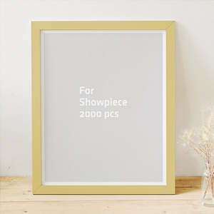 Showpiece Frame For 2000 Piece Puzzle: Oak Plastic Jigsaw Puzzle Frame (2000pcs)