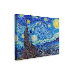 Showpiece Canvas Puzzles: The Starry Night - 366 Piece Jigsaw Puzzle