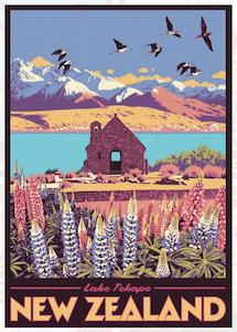 Lake Tekapo, New Zealand - 1200 Piece Jigsaw Puzzle