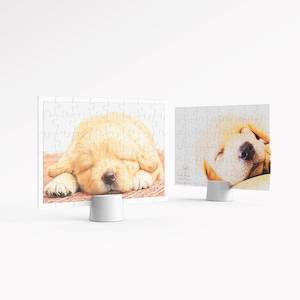 Showpiece 48 Piece Puzzles: Puppy's Napping Time - 48 Piece Jigsaw Puzzle