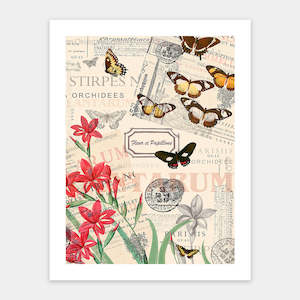 Showpiece 300 Piece Puzzles: Butterfly Floral Design - 300 Piece Jigsaw Puzzle