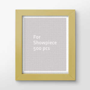 Showpiece Iframes For 500 Piece Puzzles: Oak Plastic Jigsaw Puzzle Frame (500pcs)