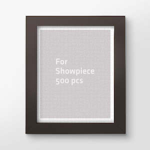 Showpiece Iframes For 500 Piece Puzzles: Dark Brown Plastic Jigsaw Puzzle Frame (500pcs)