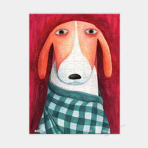 Showpiece Extra Small Puzzles: The Dog's Gaze - 150 Piece XS Jigsaw Puzzle